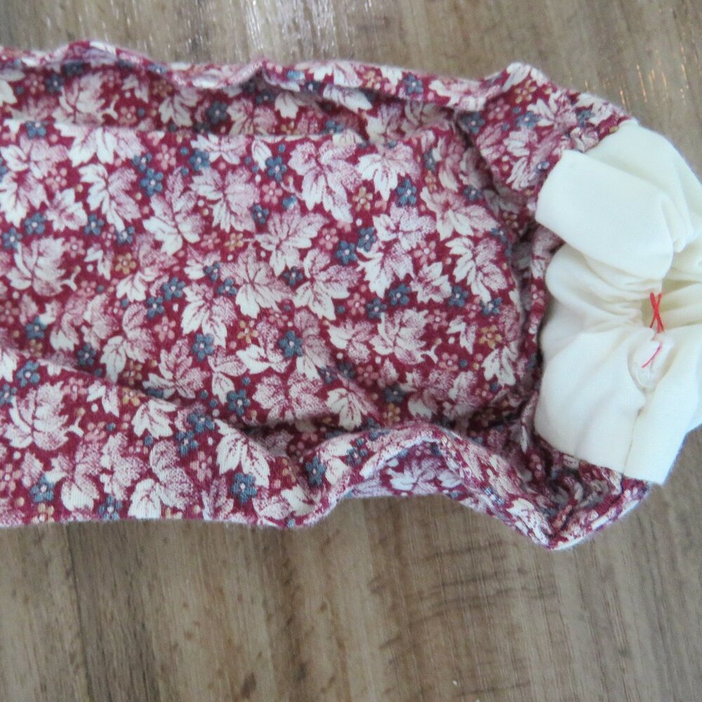 VINTAGE POLLY FLINDERS Smocked Floral Cottagecore Prairie Girl's Dress Church - Picture 6 of 13